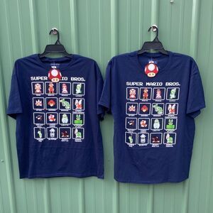 Nintendo Super Mario Men's Super Mario Character Graphic T-Shirts Size XL